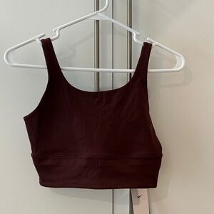 Nike Maroon Zeny Crop Top or bra